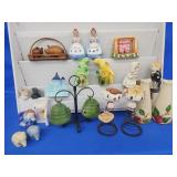 12 Novelty Salt & Pepper shakers.  Howard Holt