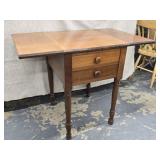 Sheraton Dropleaf,  sewing stand with 2