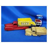 Vintage Marx Toy Steel and Tin Litho Sand Dunp