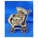 Cast Iron Baby Carriage toy circa 1930