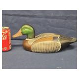 Handpainted. Mallard Duck Decoy 1960 dated by