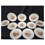 11 Wedgwood "Old London Views" plates.  Look at