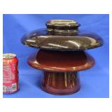 Large Brown Westinghouse Insulator 11" dia 9.5"h