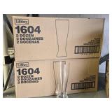 Two cases  48 total 16 oz. Beer glasses look at