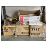 Lot - case of 24 wine glasses 8.5 oz.,  one case