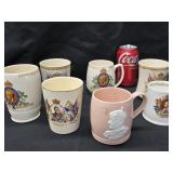 8 Edward VIII Coronation Cups and Mugs  various