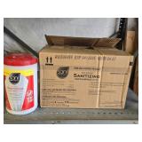 Case of 6 Sanitizing table wipes,