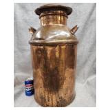 Copper Milk can from "The H.E. Koontz Cry Balto.