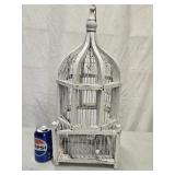 Ornamental Vintage Birdcage 22"h 9"ï¿½9" sq. Look