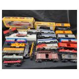 HO Trains and cars.   Assorted makers and