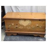 Contemporary Pine Blanket Chest look at pictures