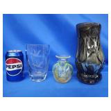 Rochester Folk Art Guild Pulled Feather artglass