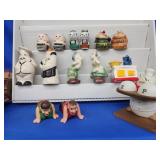 8 pair Novelty salt & Pepper shakers.    Lemon