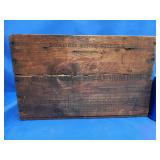 Western Load shot Shell wood advertising crate.