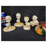 2 Lenox Tweety birthday cupcakes, Lenox Tweety