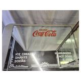Vintage Coca-Cola Soda Fountain  Mirror measures