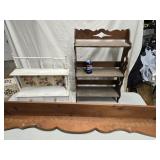 3 Wood shelves look at pictures for more detailed