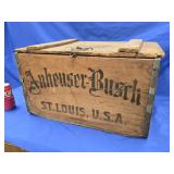 Very Rare 1914 Anheuser-Busch wood crate St.
