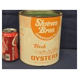 Shreves Bros. Chincoteague,  VA, Fresh Oysters,