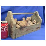 1989 Bill Truitt 6 Shore birds in a carrier box