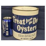 Treat from the Deep Oysters, One Gallon tin can
