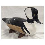Charles Jobes 2006 Hooded Merganser Decoy look at