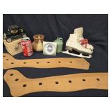 Lot - Pair Wood Sock Stretchers dryers, Ertl 1918