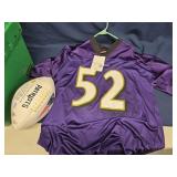 Offical NFL RAVENS #52 Jersey XL size R. Lewis