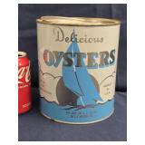 Chincoteague SFD Co., One Gallon Oyster Can,