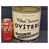 One Gallon Miles Famous OYSTERS, Chesapeake Bay