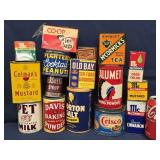 17 pieces Advertising Tins and more - McCormick,