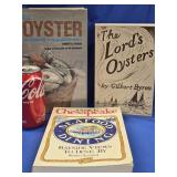 2 Books on Oysters "The Oyster" hardback, "The