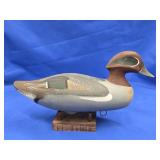 Jin Pierce Wood Duck Decoy signed look branded