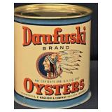 One Pint Daufuski Oysters, distributed by L. P.