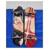 2 Skateboards.  Tasmanian Devil 1998 Warner Bros