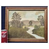 Signed  Original Oil Painting on canvas by L