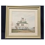 Hooper Strait framed print measures 17.5" × 17"