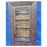 Antique Ogee Clock Case Shelf measures 15"w 4"d