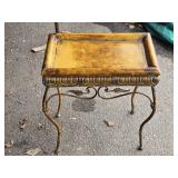 Ornate metl plant stand look as pictures for more