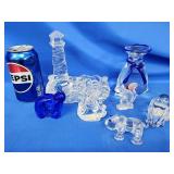 Lenox Crystal lighthouse votive holder, artglass