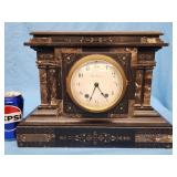 Seth Thomas  slate Marble mantel clock.  11.25" H