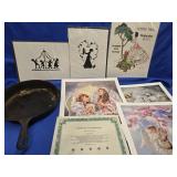 Lot- Vintage Cast Iron Lodge Frying pan #8, 3