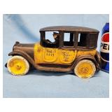 Reproduction cast iron Yellow Taxi marked
