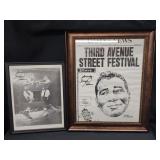 Floyd Patterson boxing champion signed print