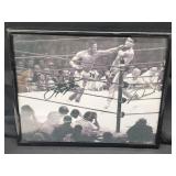 Autograph print Muhammad Ali - Joe Frazir ï¿½Fight
