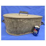 Antique Galvanized Roaster measures 24"ï¿½15"