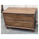 Dovetail blanket chest, measures 38"w 19.5"d