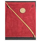 14K Gold Bracelet 8" long look at pictures for