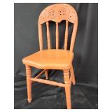 Child vibtage Spindle back chair.   Painted .