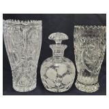 3 Leaded Crystal pc.